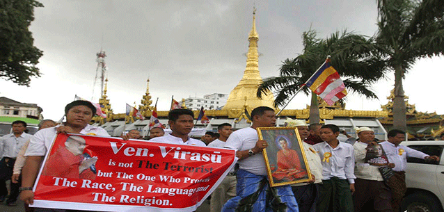 缅甸僧人谴责美国《时代周刊》