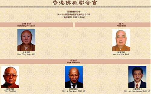 香港释教联合会日前举办61届董事会初次会议