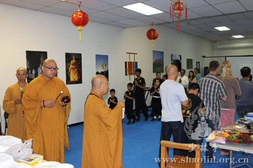 美国橙县少林文化中心举行2015年中国新年祈福法会