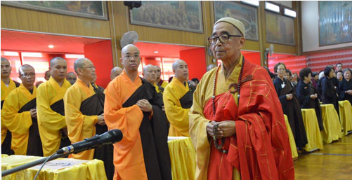 香港佛教联合会会长智慧长老主法法会
