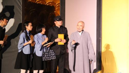 话剧“最后之胜利”在江苏省常州市宝林禅寺演出