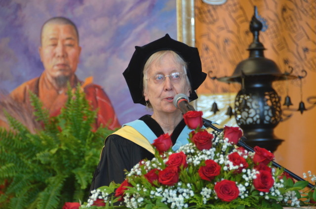 法界佛教大学新任校长苏珊朗德致欢迎词