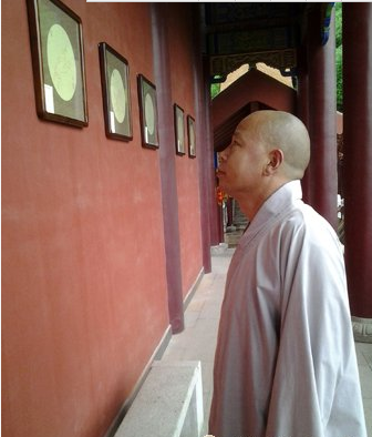 化成禅寺方丈圣常法师到场观看指导