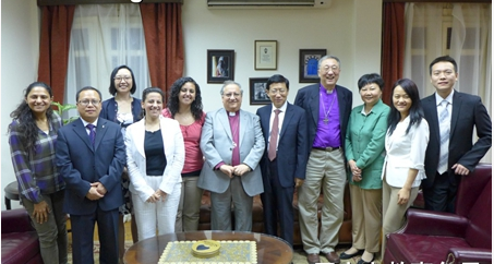 国家宗教事务局代表团访问埃及圣公会